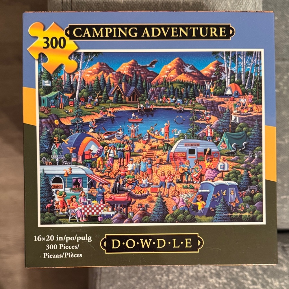 Dowdle Camping Adventure 300-Piece Puzzle - Multicolor